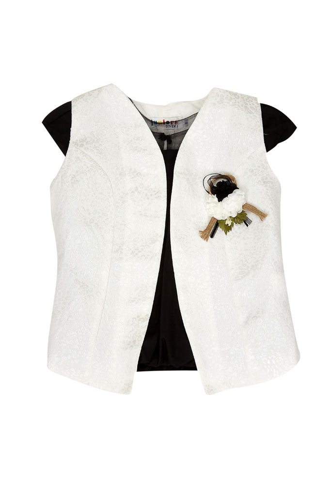 Girls Frock in Black KGL-0287 - Diners