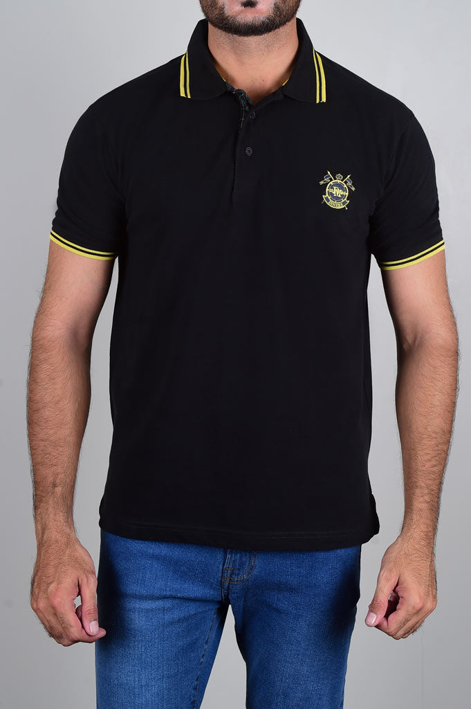 Diner's Men's Polo T-Shirt SKU: NA633-BLACK - Diners