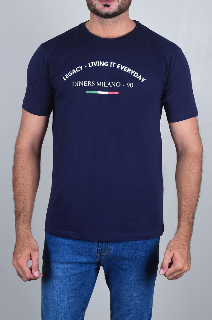 Diner's Men's T-Shirt - NA638-  Navy Blue