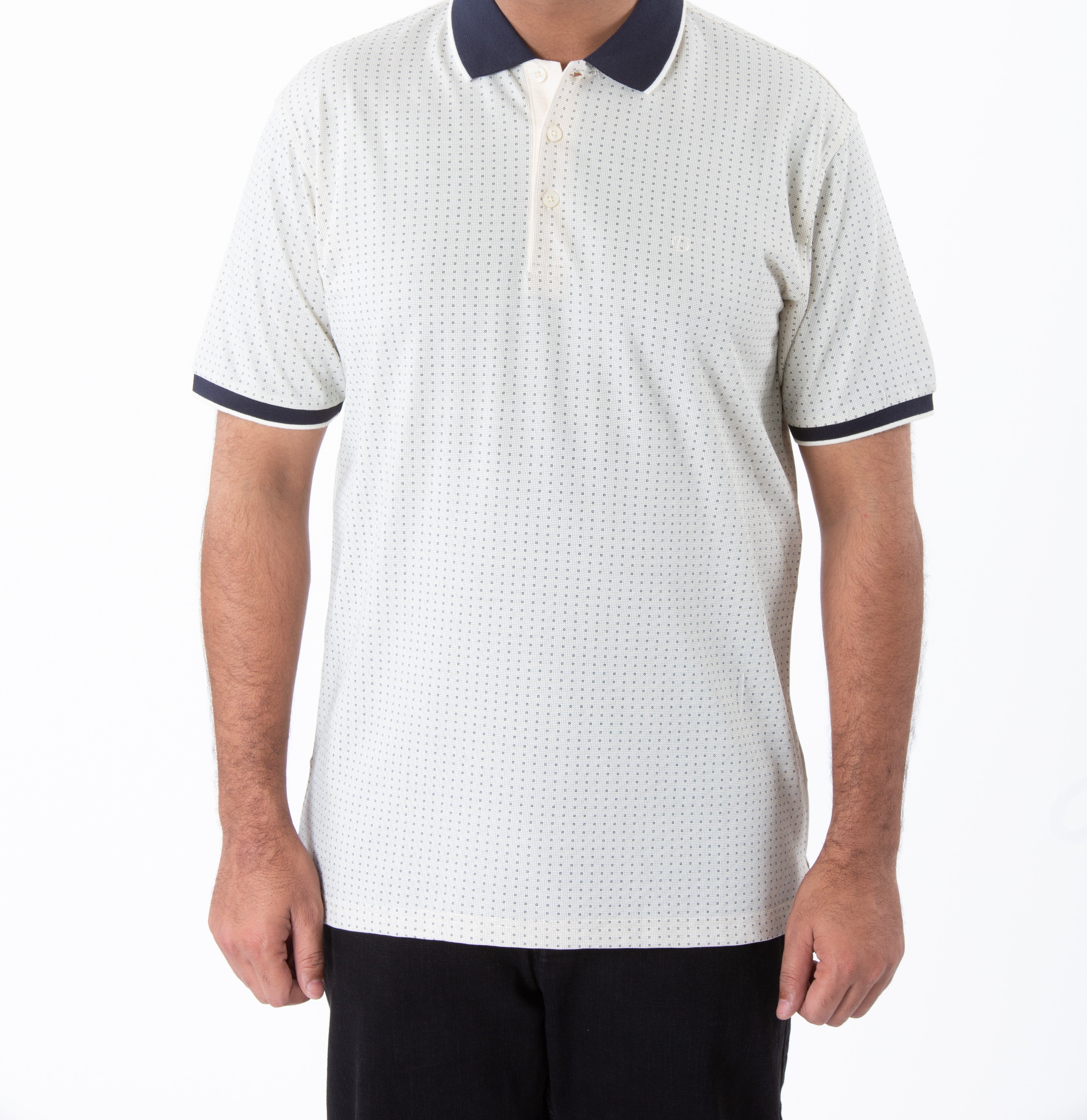 Men's Polo T-Shirt - NA269-Beige