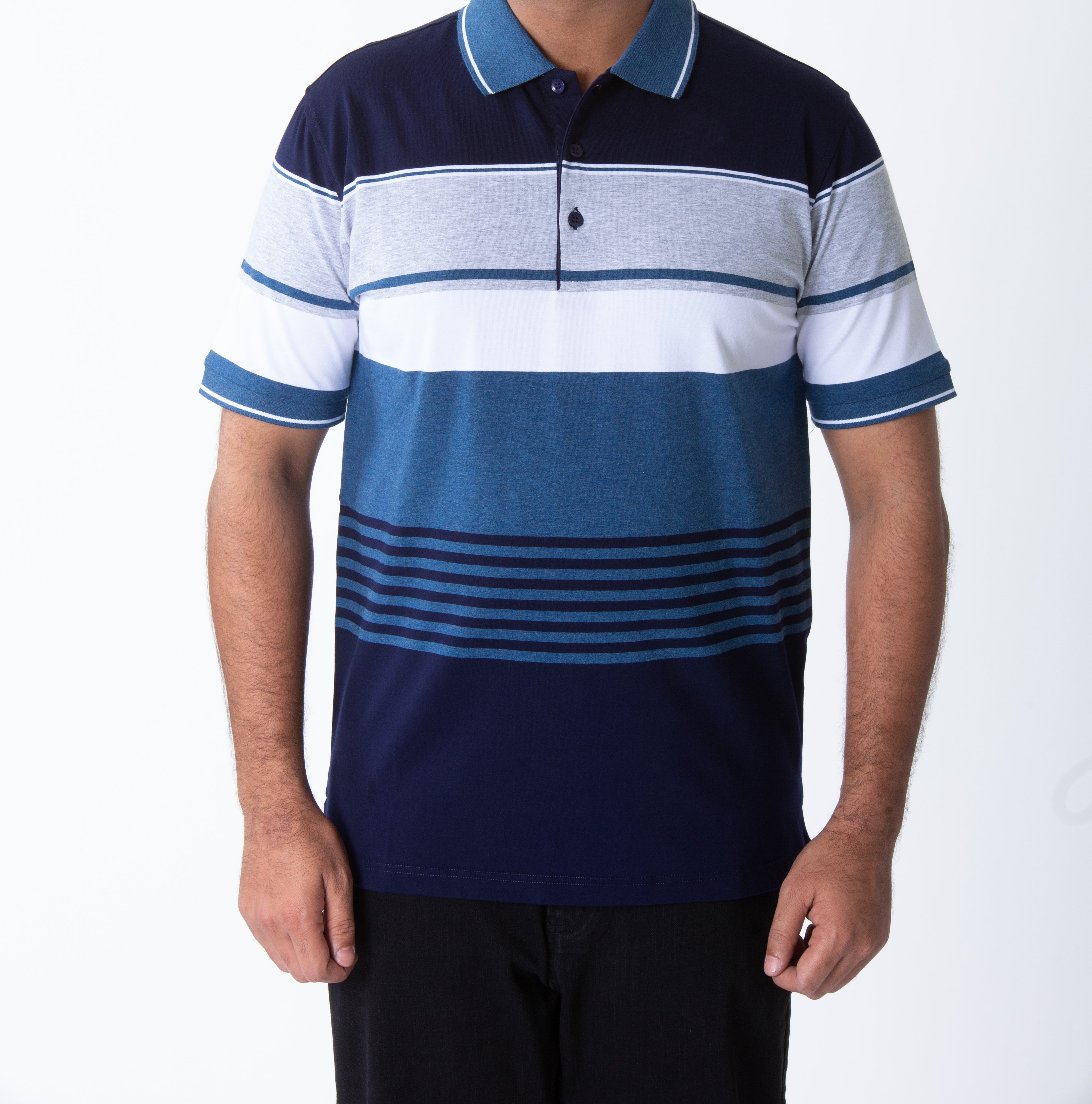 Men's Polo T-Shirt - NA282-Blue