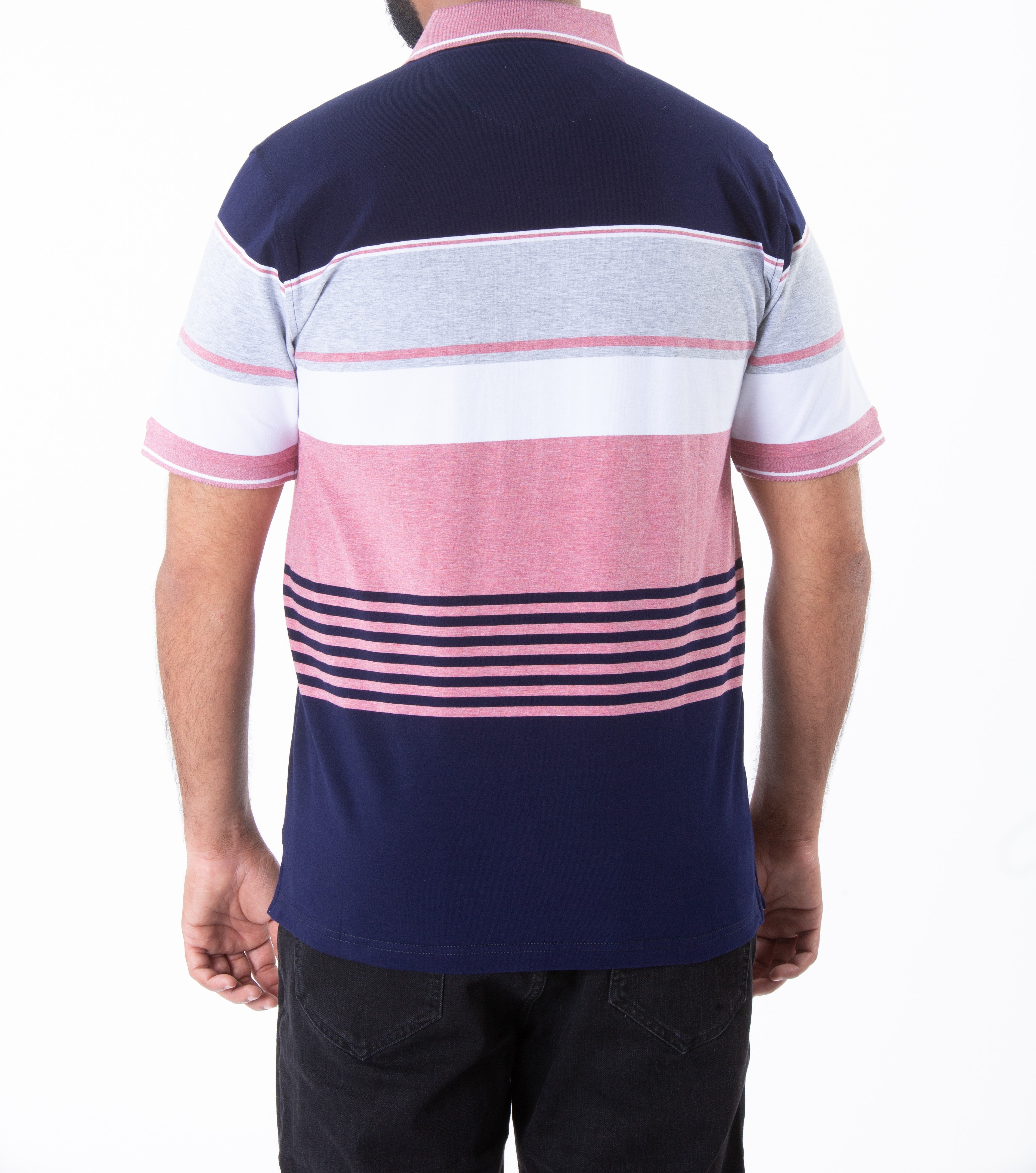 Men's Polo T-Shirt - NA282-Pink