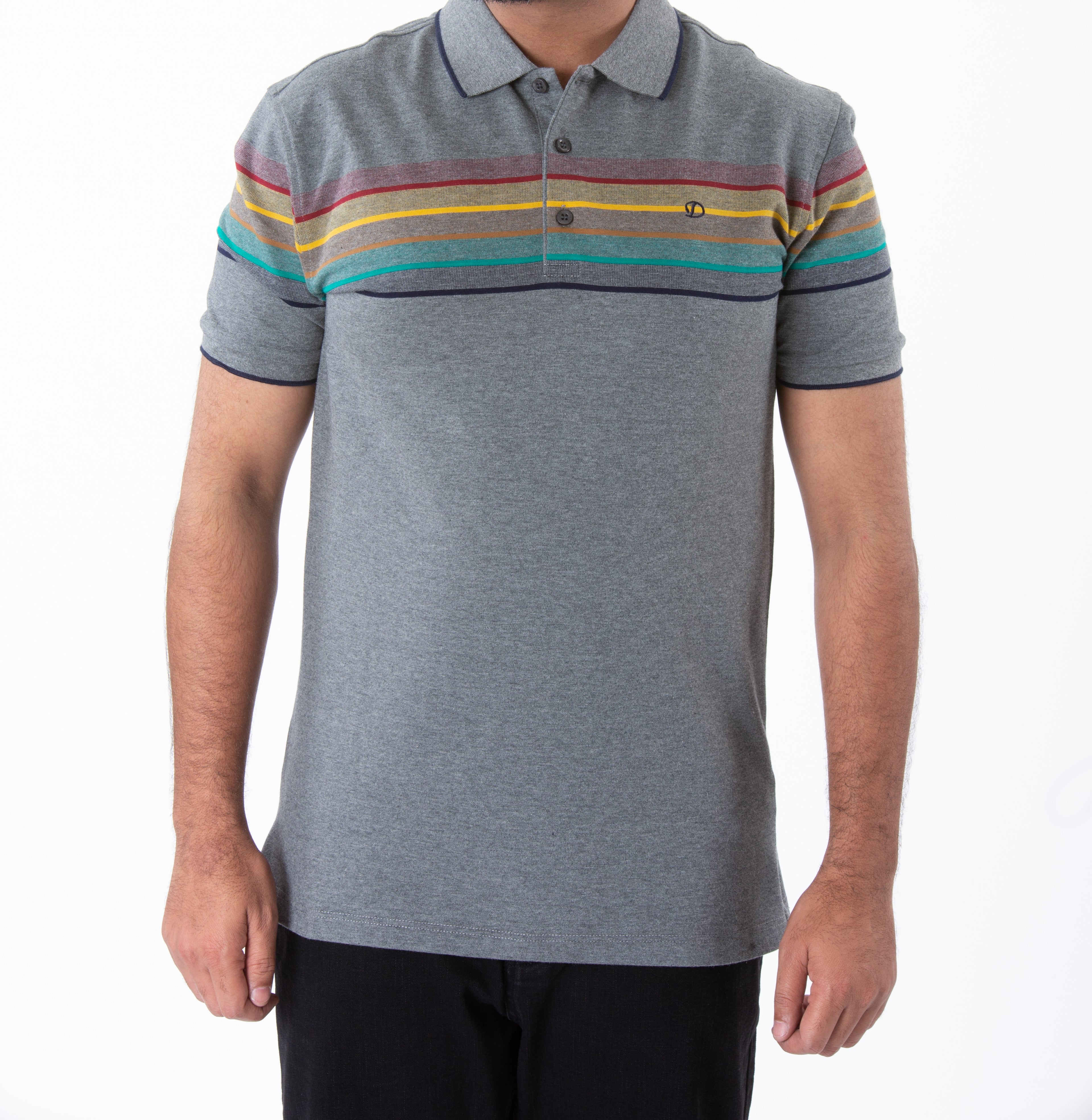 Men's Polo T-Shirt - NA284-Grey