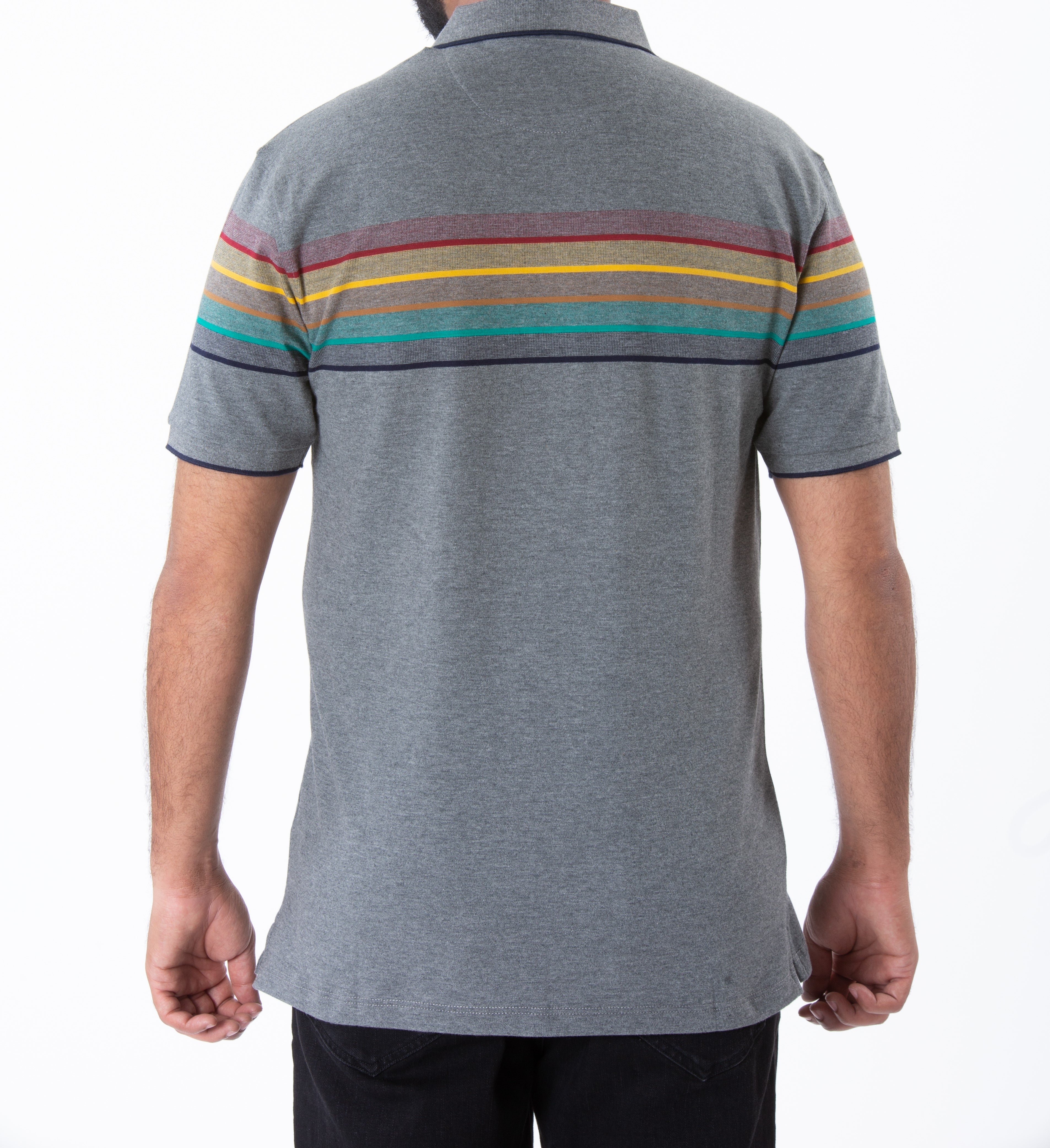 Men's Polo T-Shirt - NA284-Grey