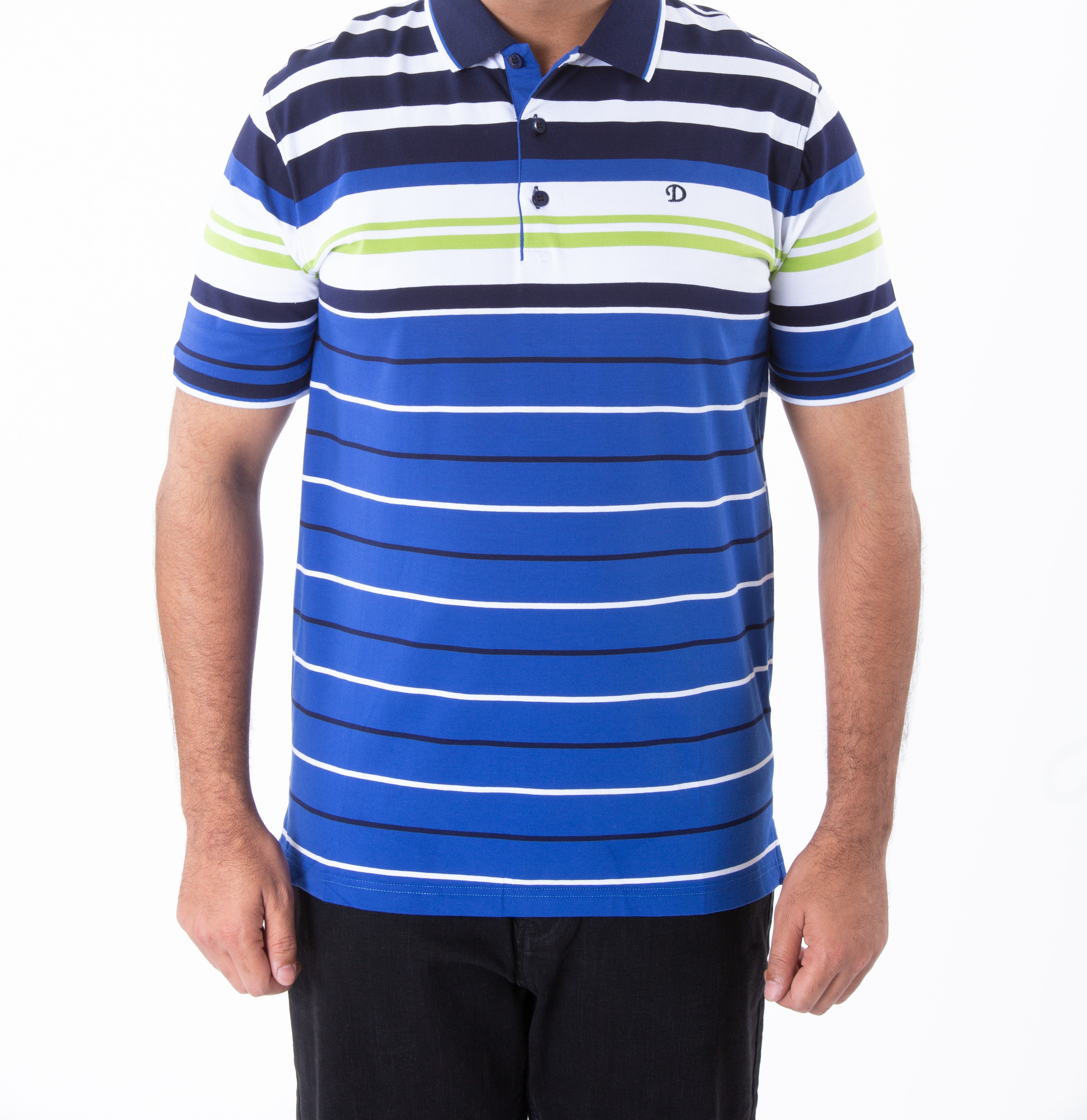 Men's Polo T-Shirt - NA286-Blue