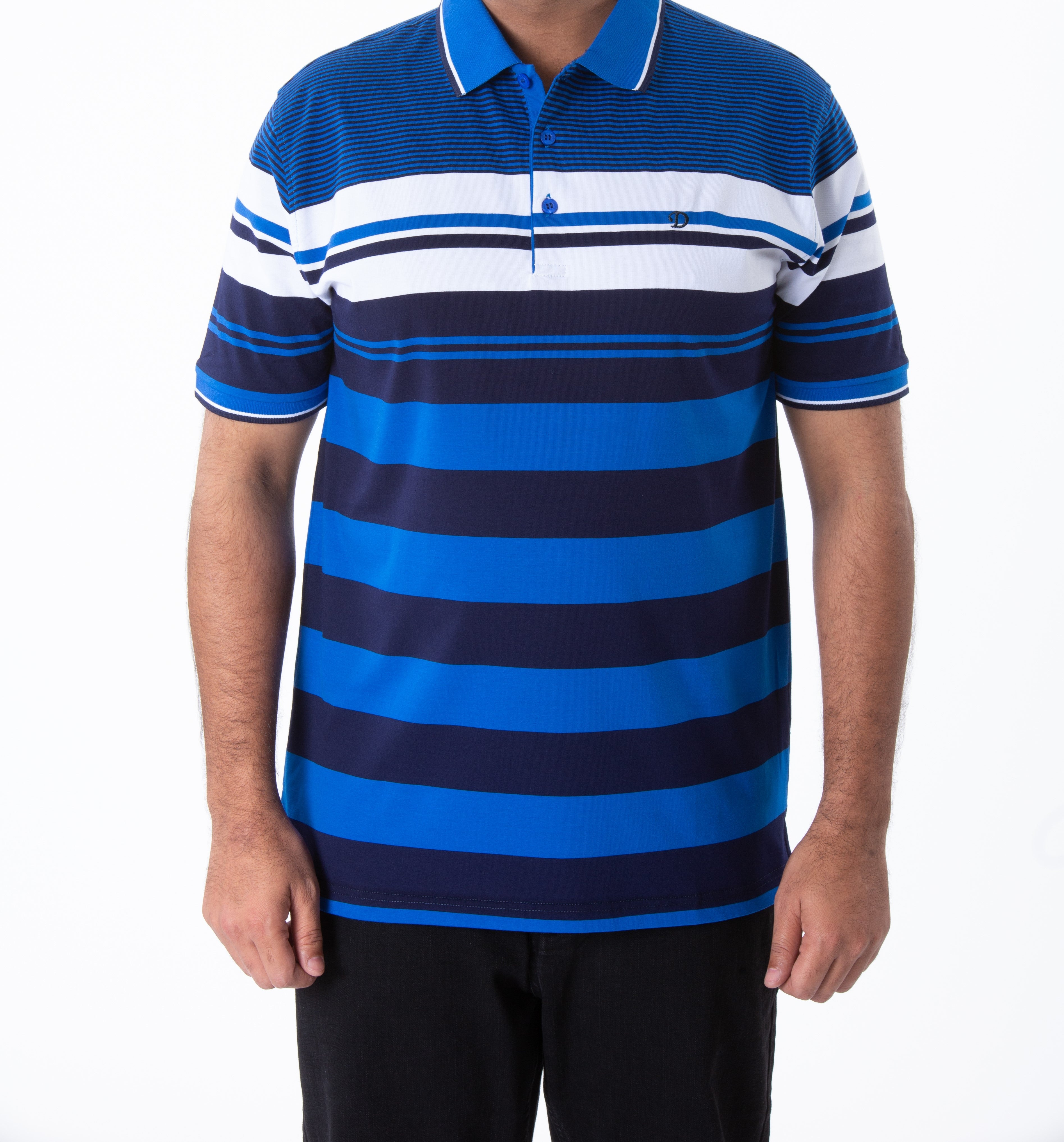 Men's Polo T-Shirt - NA295-R-Blue