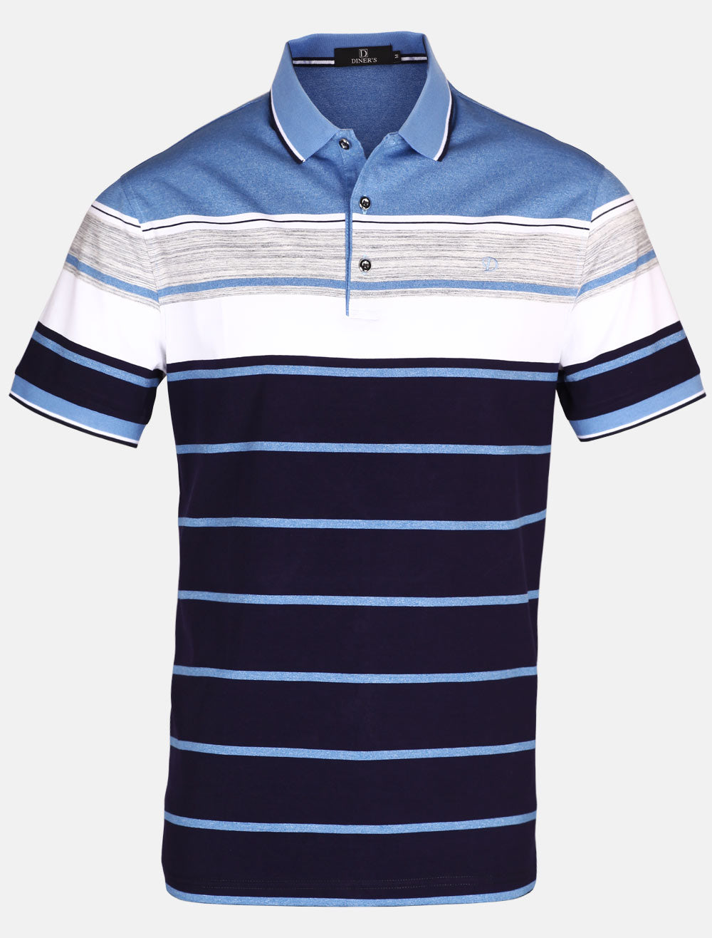 Diner's Men's Polo T-Shirt SKU: NA609-L-BLUE - Diners