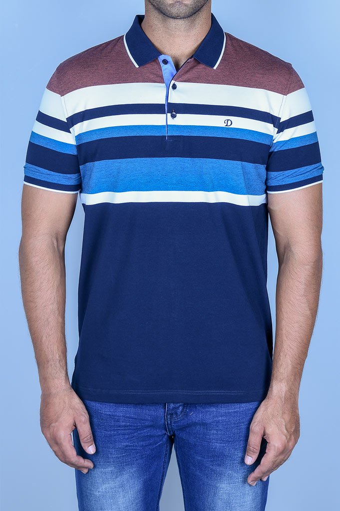 Men's Polo Shirt - NA273-190-Brown