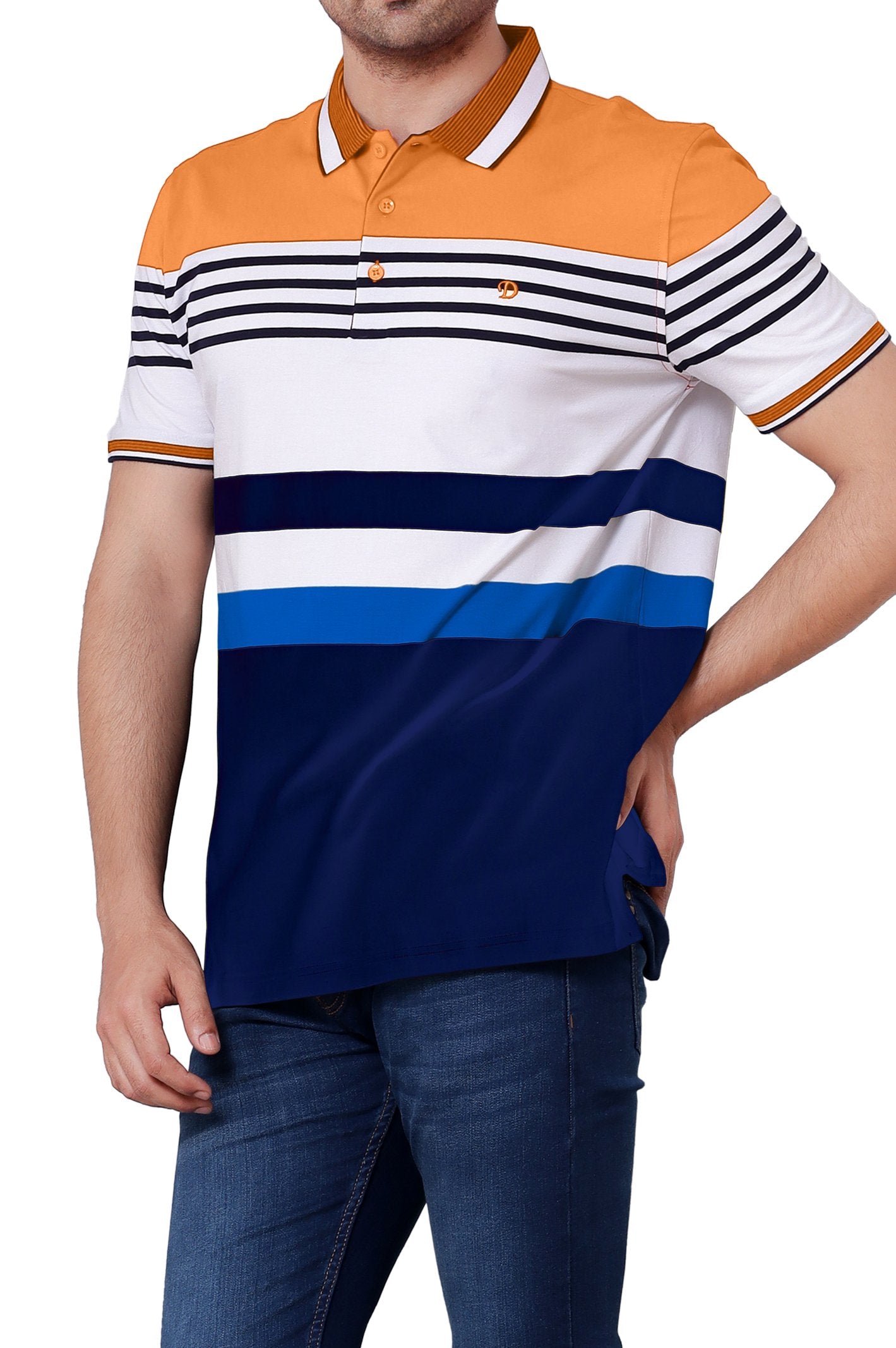 Men's Polo Shirt - NA276-190-Mustard