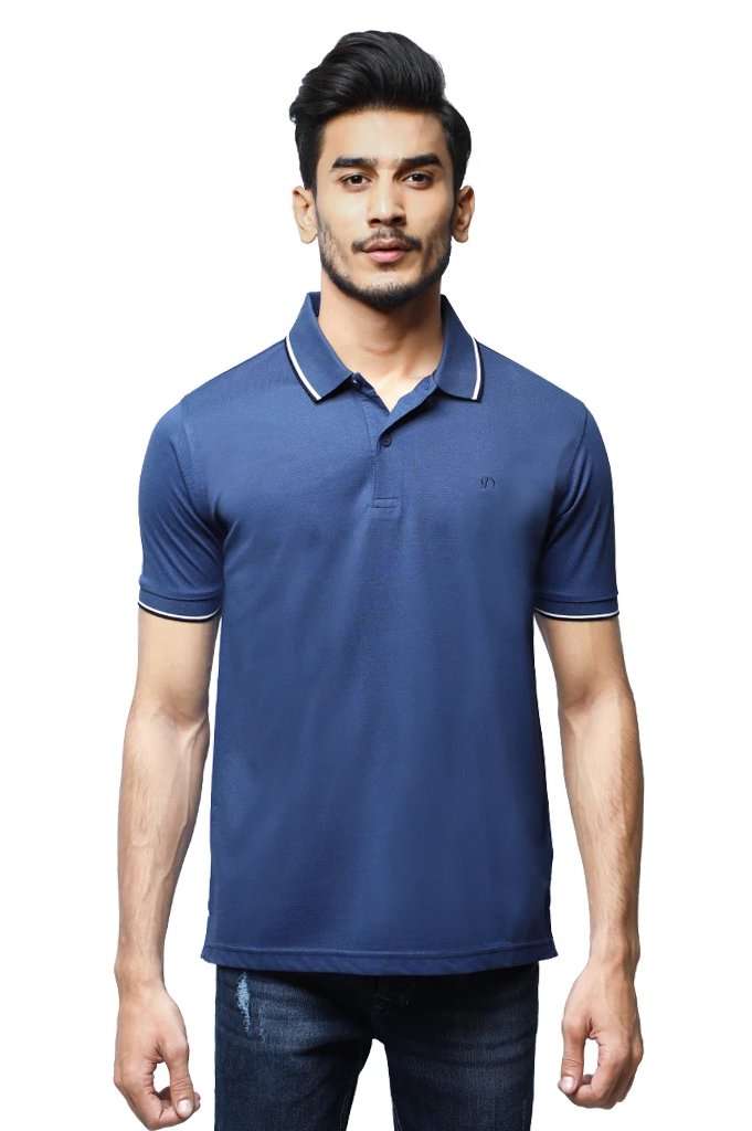 Diner's Men's Polo T-Shirt - NA292-BLUE