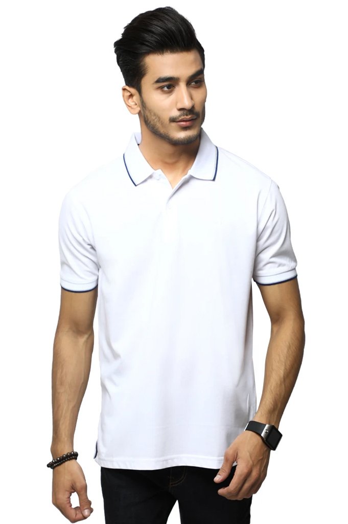 Diner's Men's Polo T-Shirt - NA292-WHITE