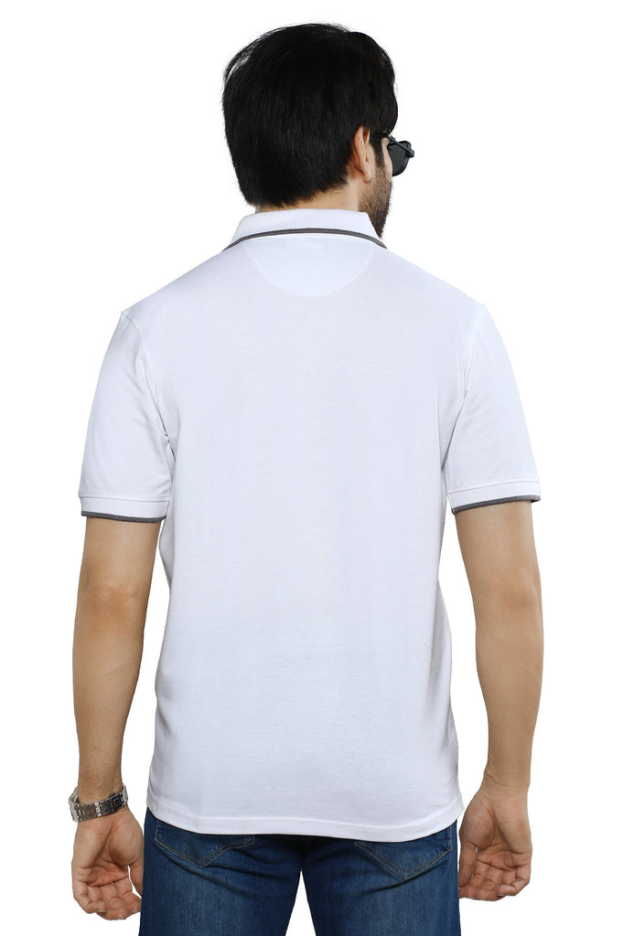 Diners Men's Polo T-Shirt SKU: NA828-WHITE