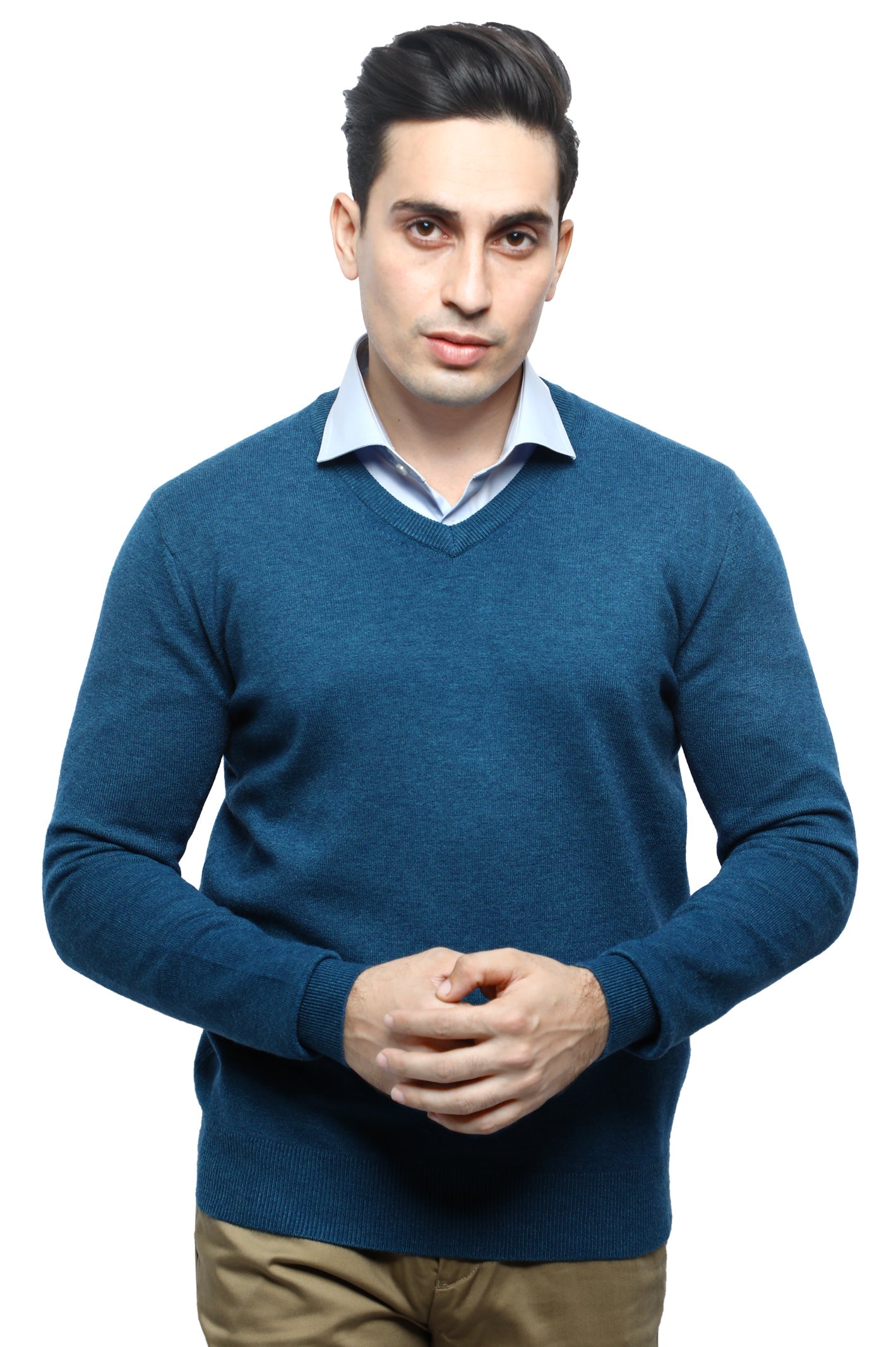 Gents Sweater In Blue SKU: SA558-BLUE - Diners