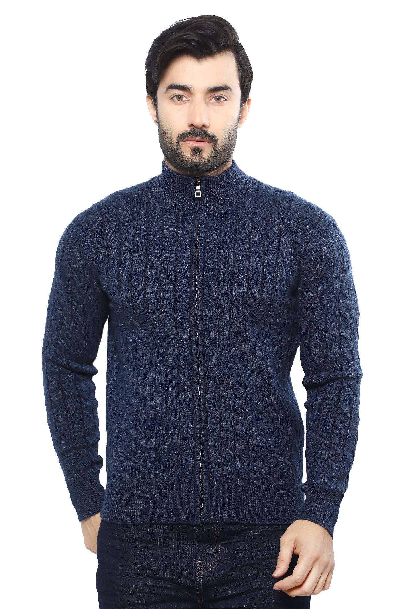 Gents Sweater SKU: SA588-D-BLUE