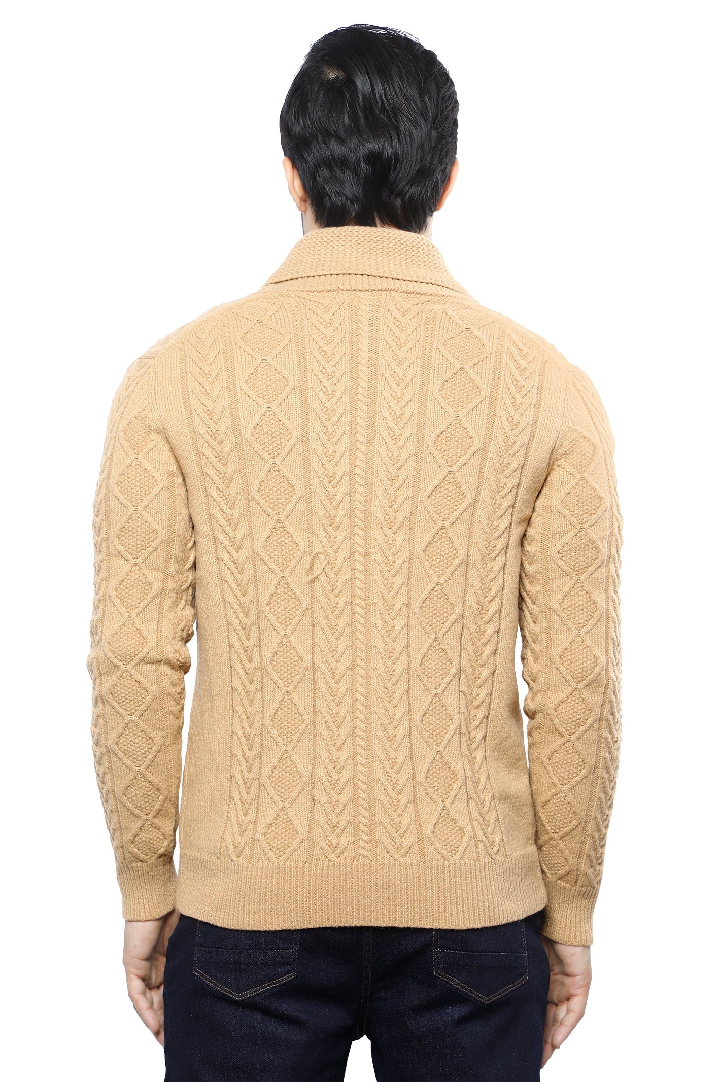Gents Sweater SKU: SA596-FAWN