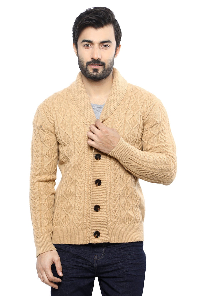 Gents Sweater SKU: SA596-FAWN