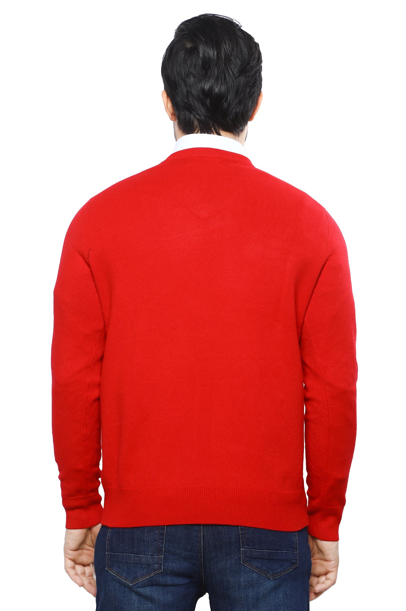 Gents Sweater SKU: SA608-RED