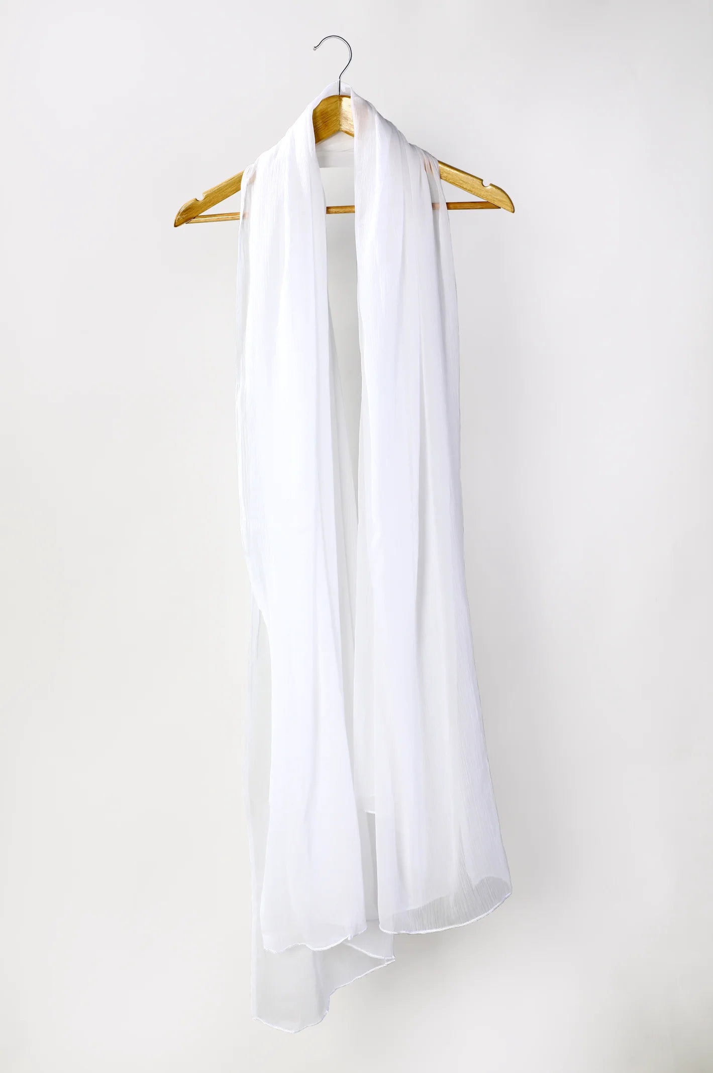 Off White Chiffon Dupatta From Diners