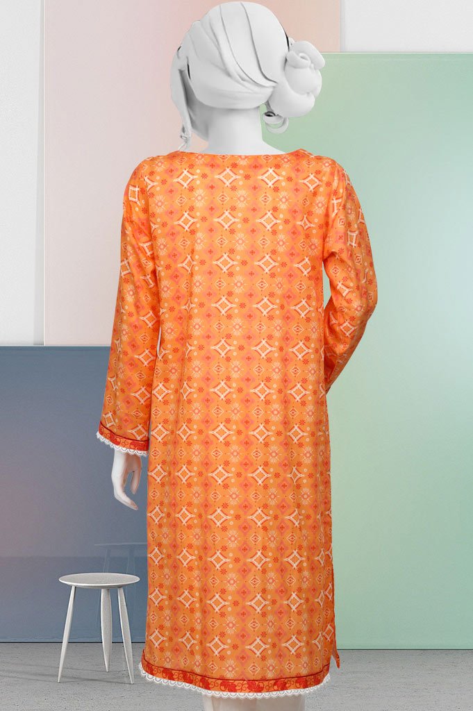 Printed Shirt - WKL0393 - Orange - Diners