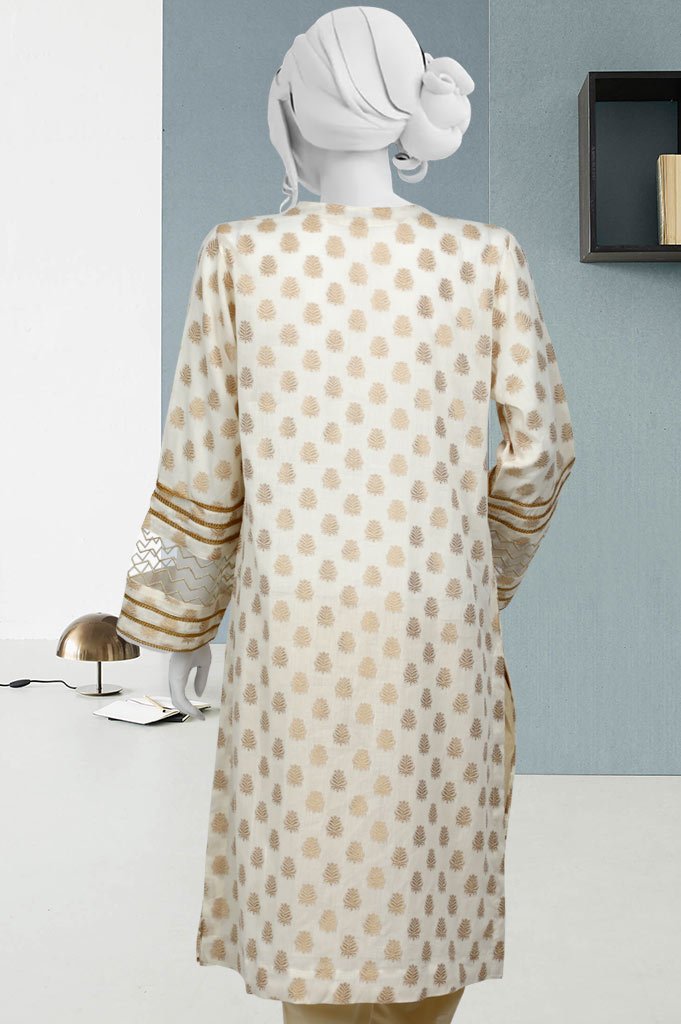 Embroided Shirt - WKL0407 - Cream - Diners