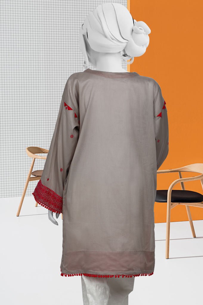Stitched Kurti - WKL0439 - Grey - Diners