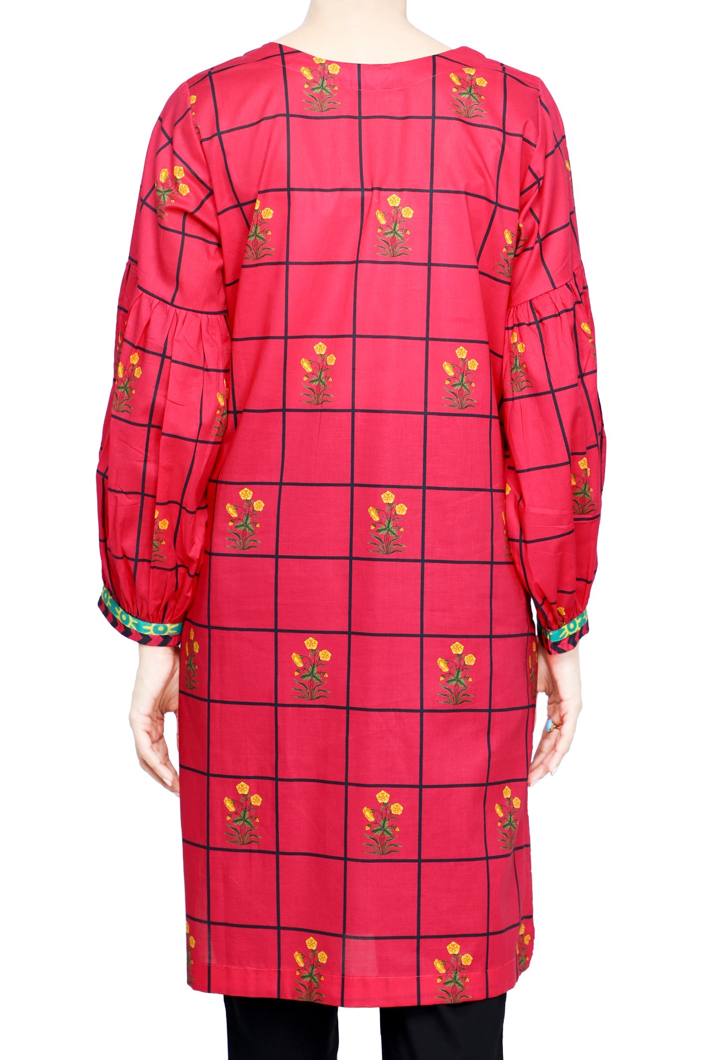 Women Stitched Kurti In Pink SKU: WKL0691-Pink - Diners