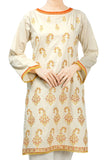 Women Stitched Kurti SKU: WKL0817-CREAM