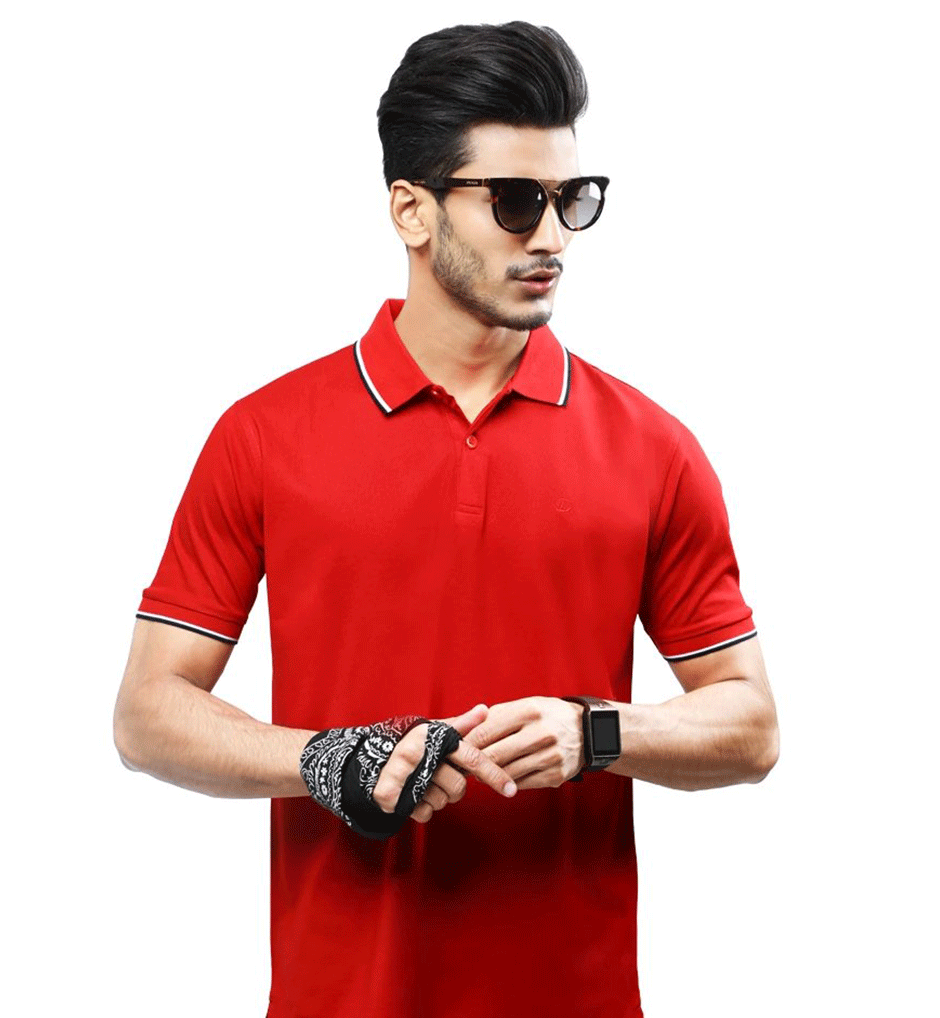 Diner's Men's Polo T-Shirt - NA292-RED