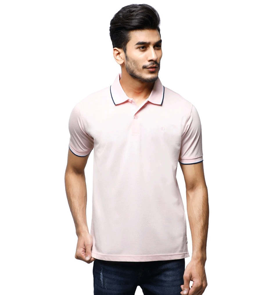 Diner's Men's Polo T-Shirt - NA292-L-PINK